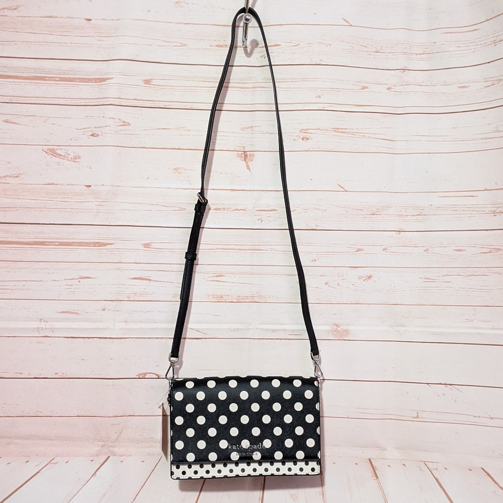 🆕 SALE Kate Spade Cameron Polka Dot Crossbody - Picture 6 of 11